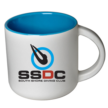 14 oz Sedona Promotional Coffee mug. Choose your favorite interior color and color coordinate with your event, promotion or celebration.